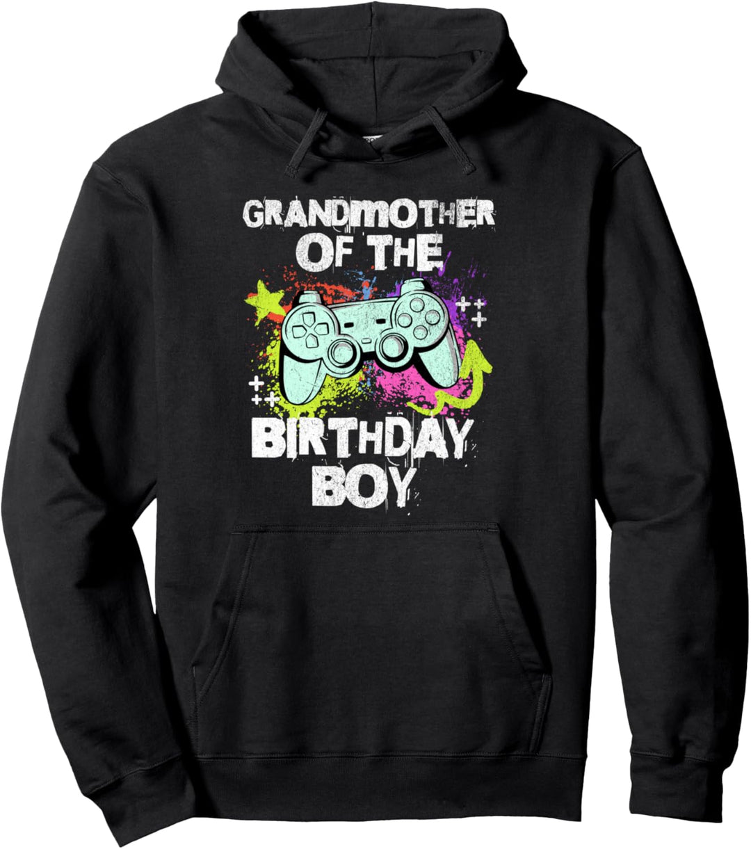 Grossmutter des Geburtstags Junge Videospiel Gamer Pullover Hoodie