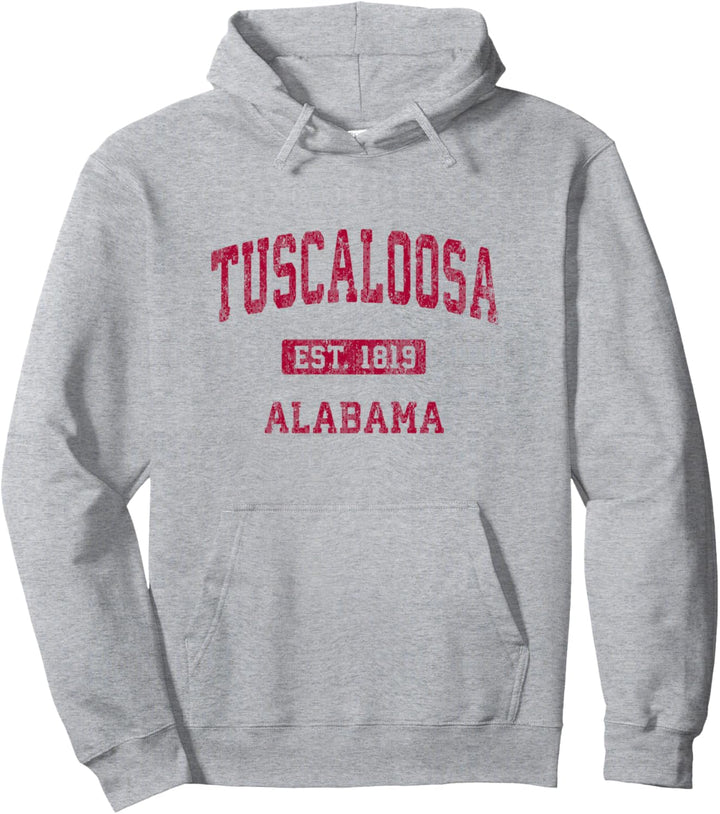 Tuscaloosa Alabama AL Vintage Sportdesign Pullover Hoodie