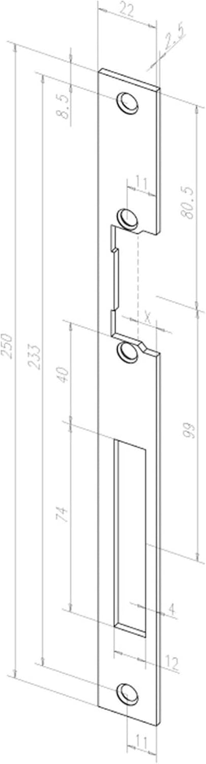 effeff Elektro-Türöffner 118 E HZ Fafix o.mech.Entriegel