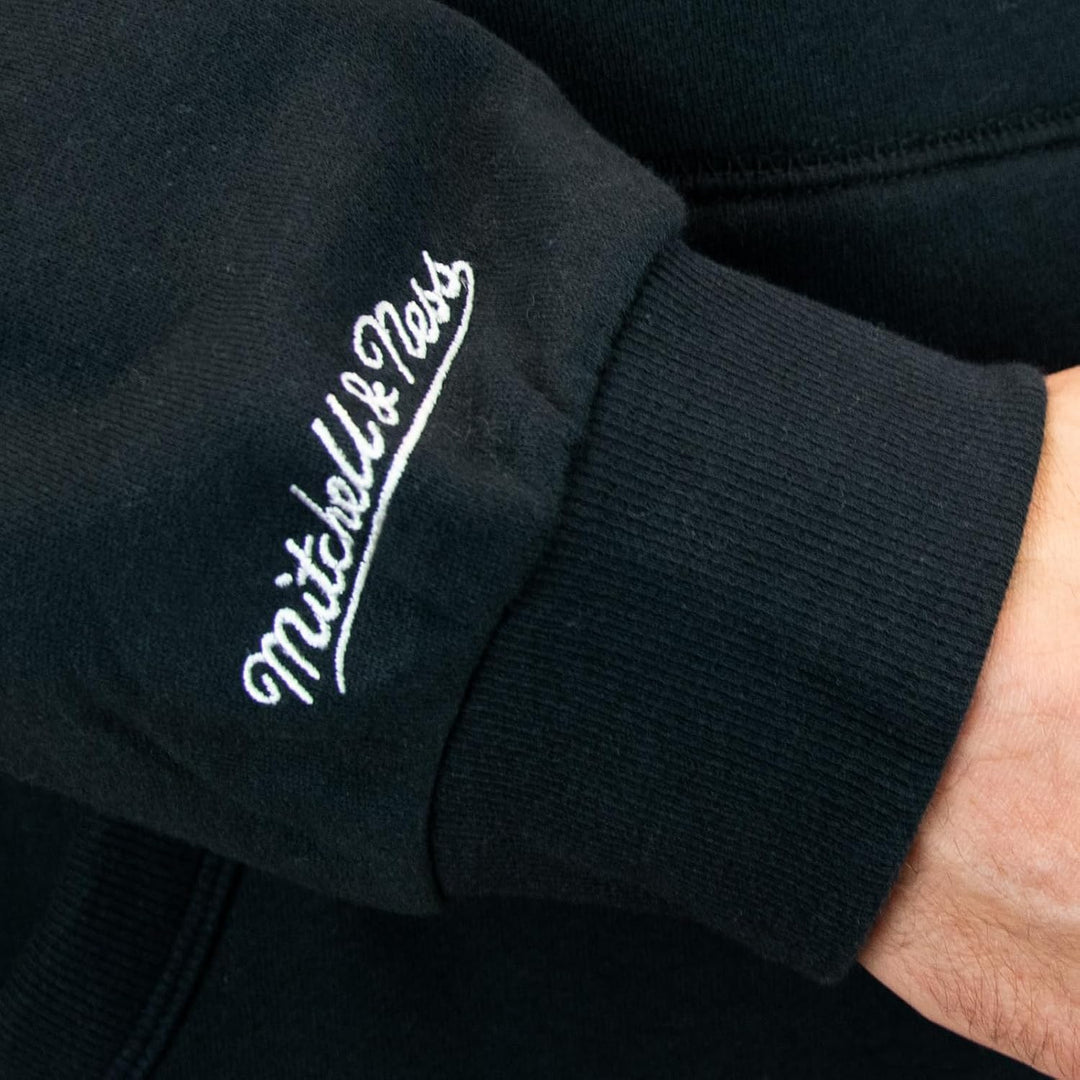 Mitchell & Ness NBA Game Time Fleece Hoodie Vintage Logo, Black Boston Celtics, Schwarz S, Boston Ce