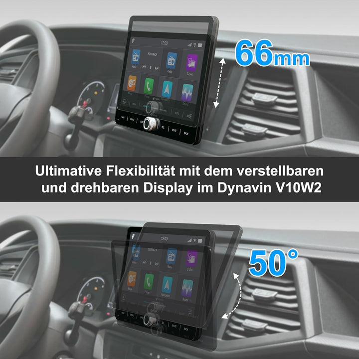 DYNAVIN Android Autoradio Navi für VW T6.1 Golf Sportsvan, 10,1 Zoll Radio mit Wireless Carplay und