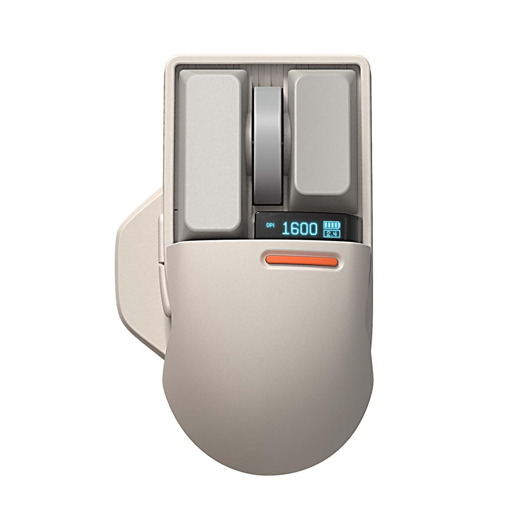 LOFREE Kabellose Maus Bluetooth 4000 DPI OLED-Bildschirm Mac Windows PC