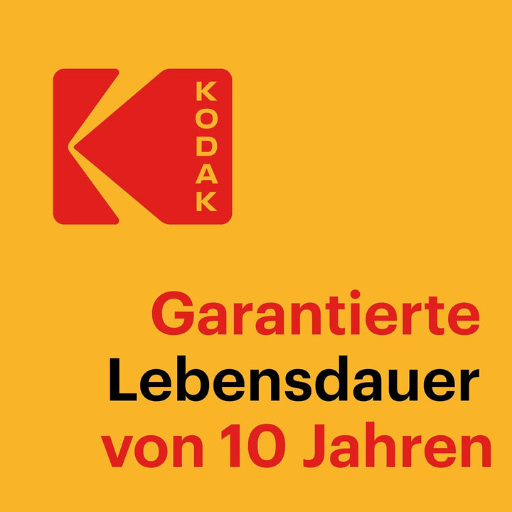 Kodak | D Zellen Batterien | 8 Stück | Einweg Alkalibatterie, LR20 | 1,5 V 8 Stück D, 8 Stück D