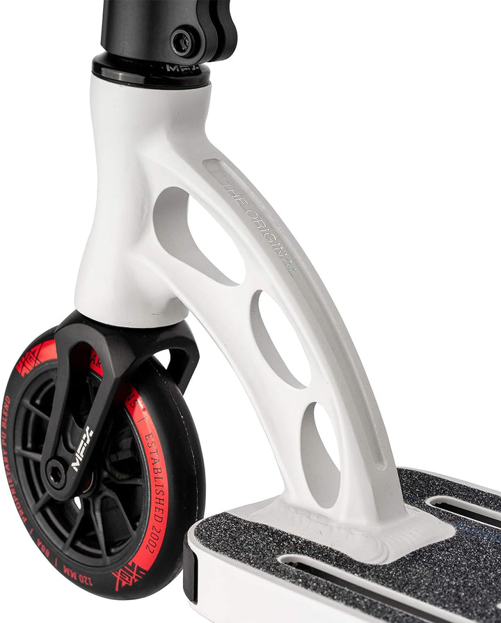 Madd Gear Unisex – Erwachsene Origin Team Stuntscooter Einheitsgrösse Weiss-Rot, Einheitsgrösse Weis
