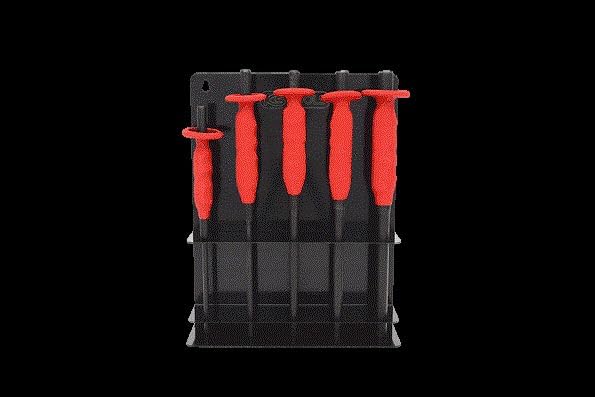KS Tools 156.0020 Splintentreibersatz mit Handschutzgriff, 5-tlg. 6-14mm
