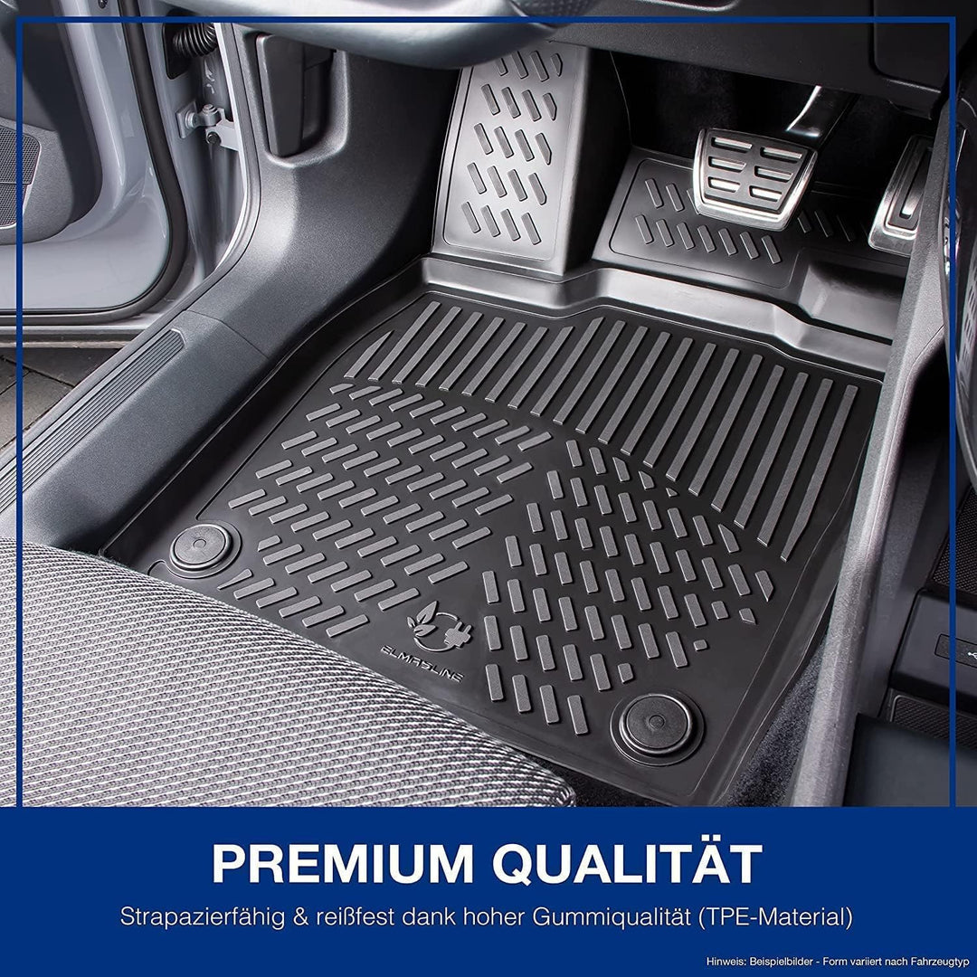 ELMASLINE 3D Gummimatten &amp; Kofferraumwanne Set für OPEL Grandland/Grandland X 1. Gen 2017-2024 (ober