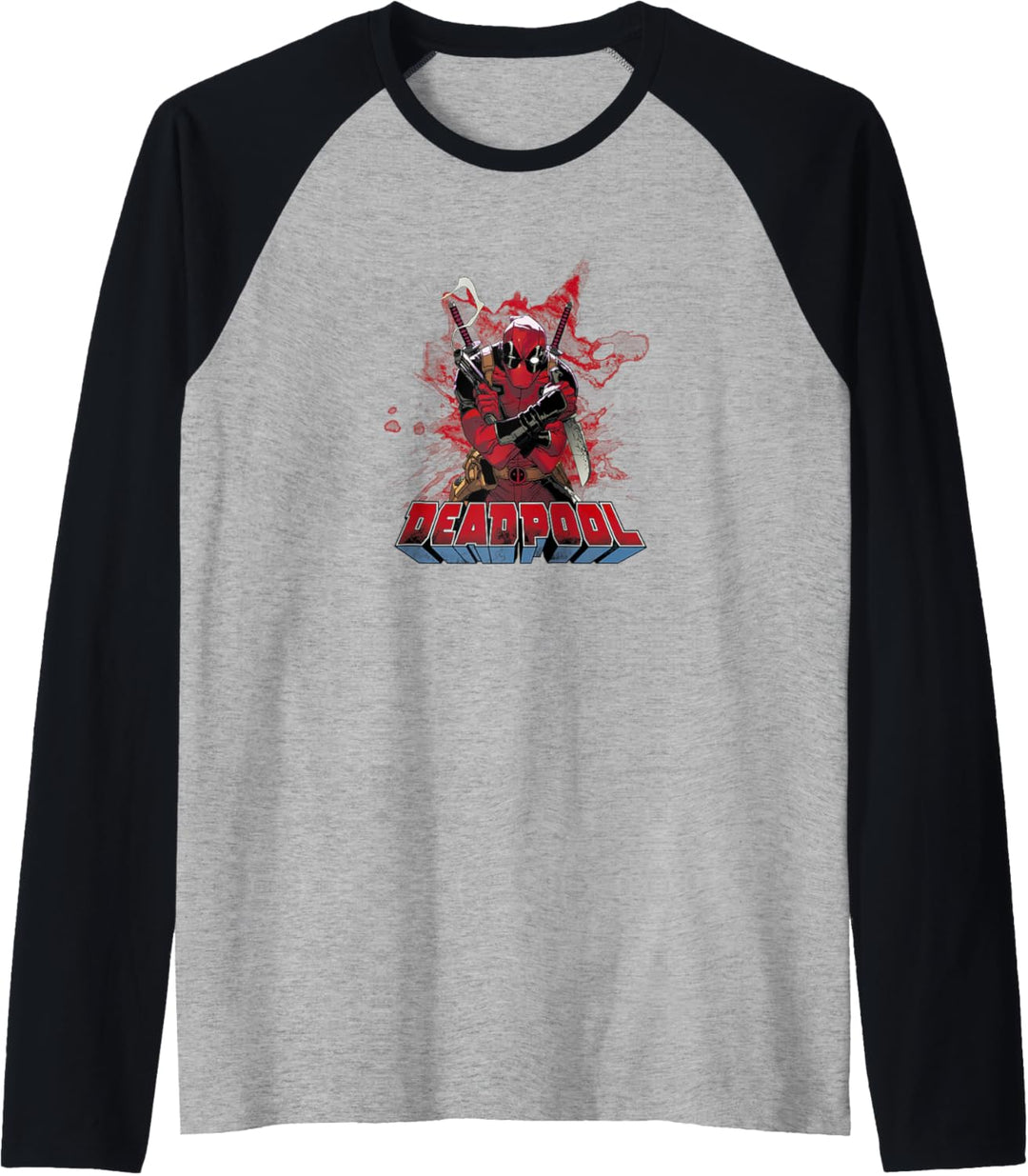 Marvel Deadpool Blood Raglan
