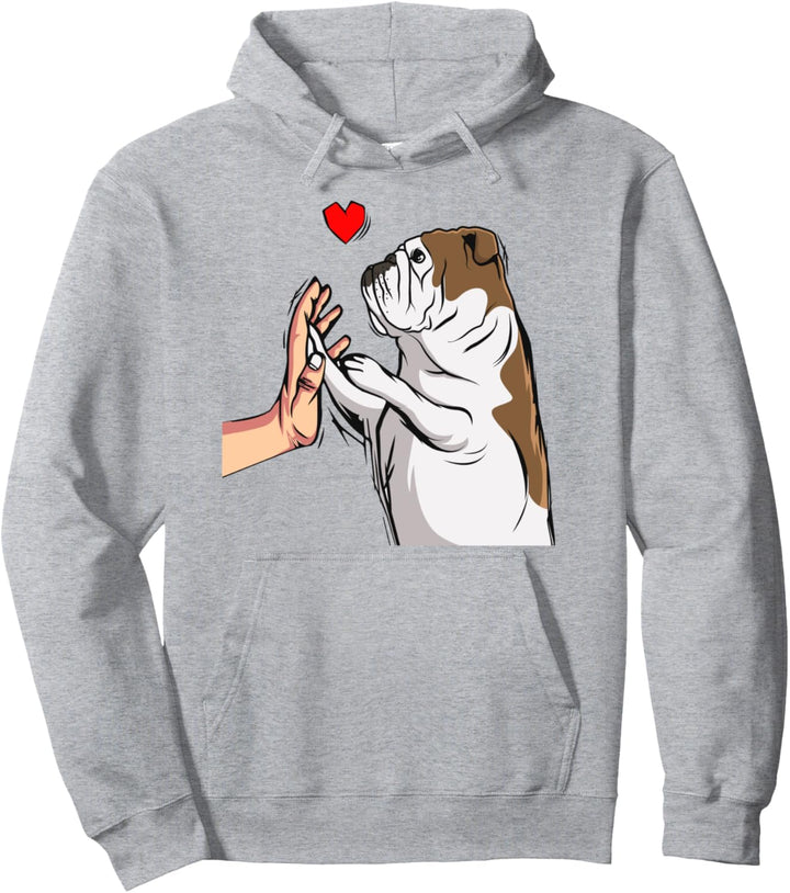 Englische Bulldogge Liebe Frauchen Geschenkidee Pullover Hoodie