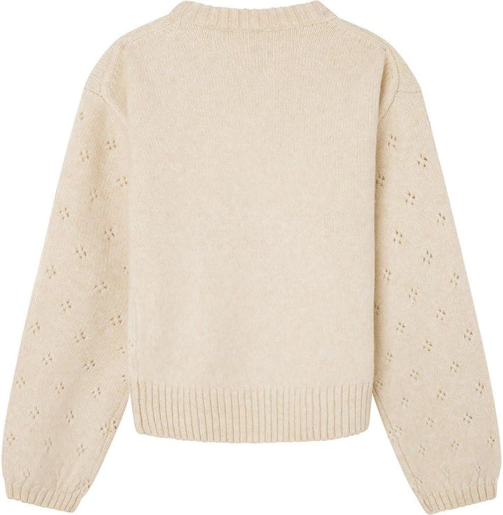 Pepe Jeans Mädchen Roberta Pullover Sweater, Beige (Ivory)