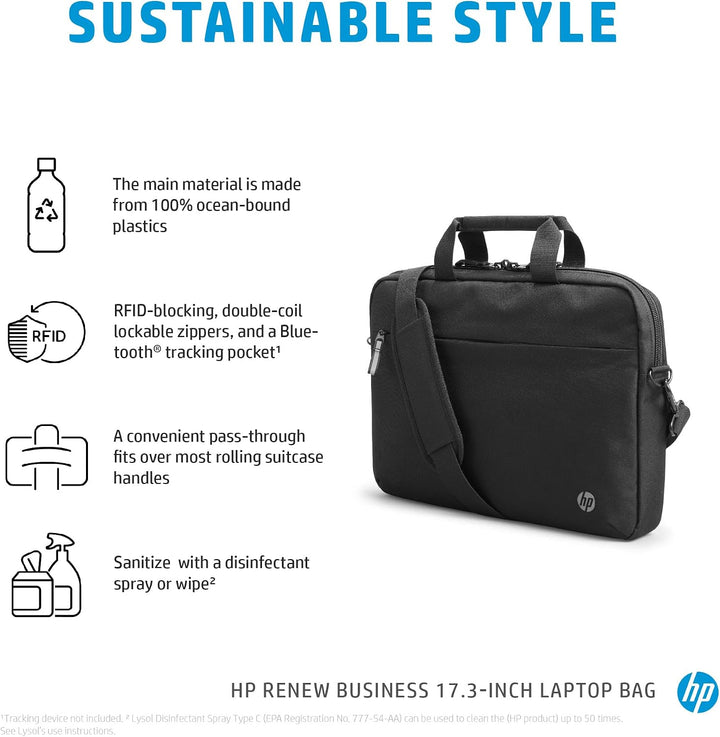 HP Hewlett Packard Renew Business Notebook-Schultertasche 43.9 cm (17.3")