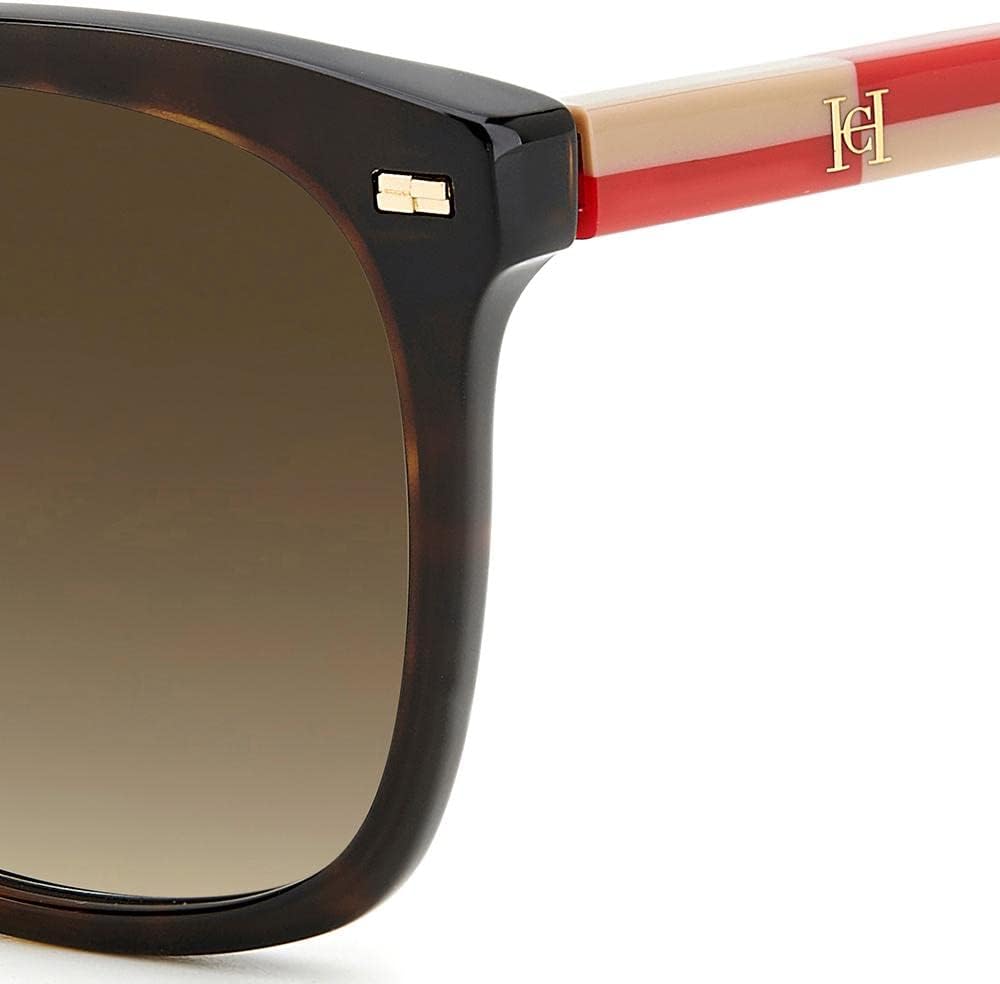 Carolina Herrera Unisex Sunglasses 52 O63/Ha Havana Red, 52 O63/Ha Havana Red