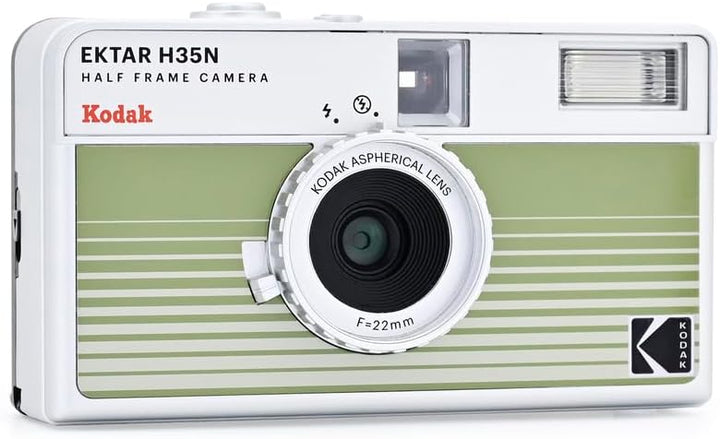 Kodak EKTAR H35N Halbformat-Filmkamera, 35 mm, wiederverwendbar, Bulb-Funktion, Sternfilter, beschic
