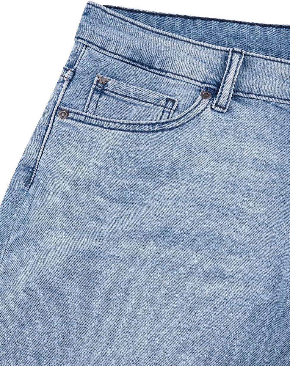 MUSTANG Damen Shorts Bermuda Kurze Jeans Hose Regular Jeansshorts Hotpants Basic Denim Stretch Baumw