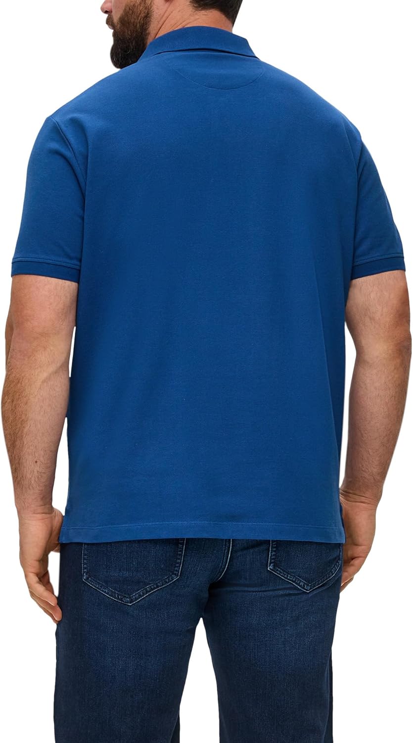 s.Oliver Poloshirt aus Reiner Baumwolle XL Blau, XL Blau