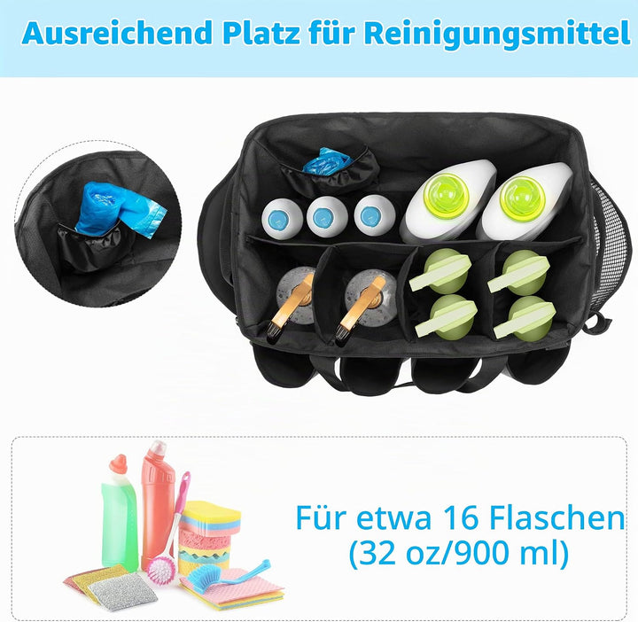 HODRANT Extra Grosser Reinigungs Caddy Organisator, mit Stabilem Pad &amp; Griffen, Reinigungs Aufbewahr