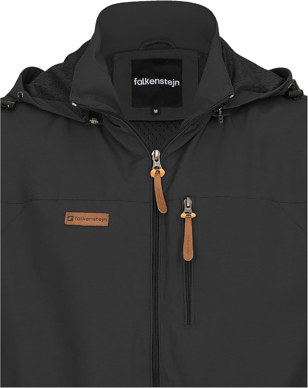 FALKENSTEJN Summer Windbreaker Anorak Windjacke leichte Jacke S Schwarz, S Schwarz