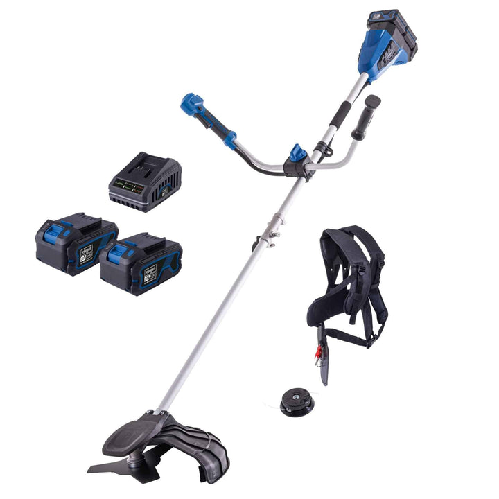 Scheppach Akku Freischneider BC-BCH380/40-X | Schnittbreite Rasentrimmer &amp; Motorsense 380 / 255mm |