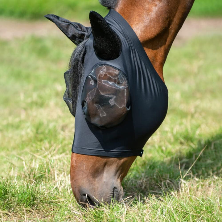 Busse Fliegenmaske Twin Fit Flexi in schwarz VB Schwarz, VB Schwarz
