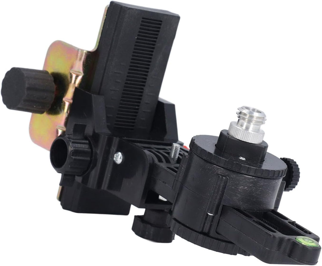 Feinabstimmungshalterungs-Wasserwaagenadapter, 360° Verstellbare L-förmige Drehbasis mit Verstellbar