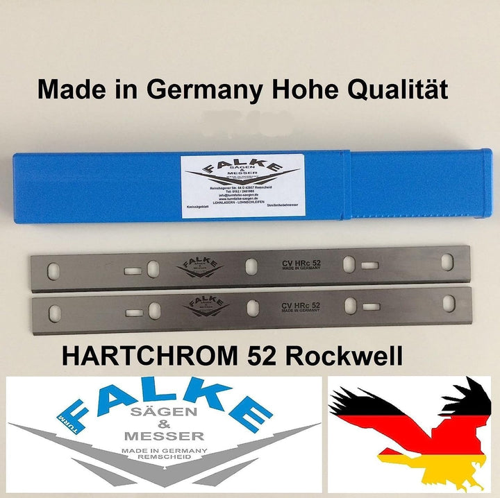 Hobelmesser für GÜDE GADH 254 TYP 1, 258x22x1,8mm (1 Satz = 2 Hobelmesser)