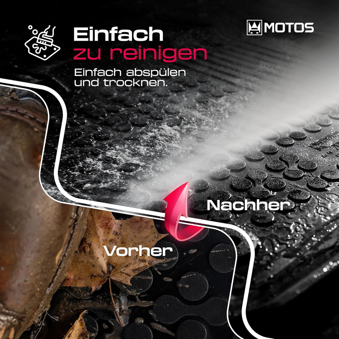 M MOTOS Gummimatten Auto Fussmatte passt für Chevrolet Epica 2006-2012 Verbessern Sie Ihren Reisekom