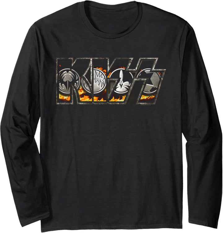 KISS - Maschinenlogo Langarmshirt