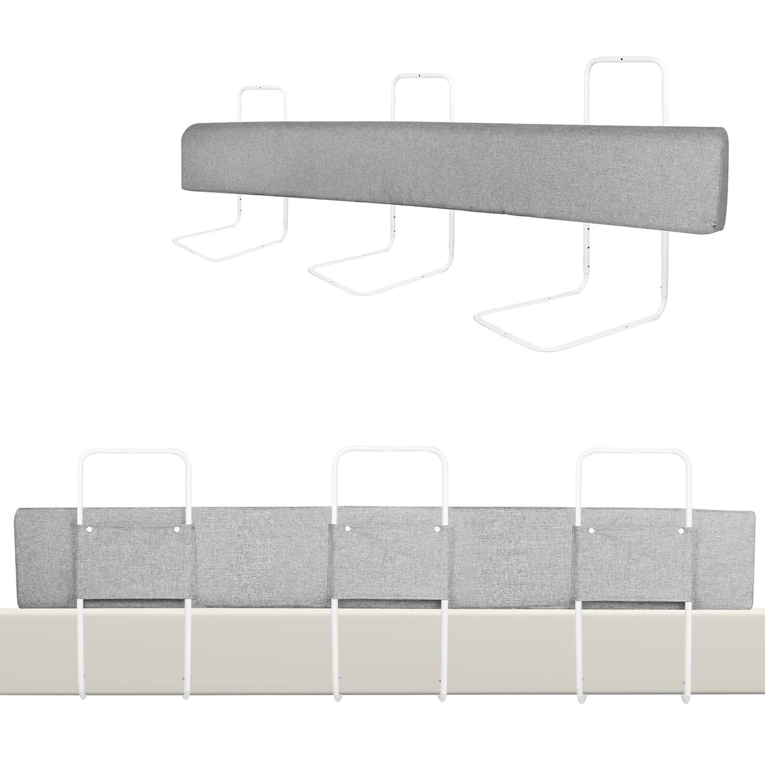 XMTECH Kinder Bettgitter Bettschutzgitter Bettumrandung Bettkantenschutz 40-60 cm Höhenverstellbar K