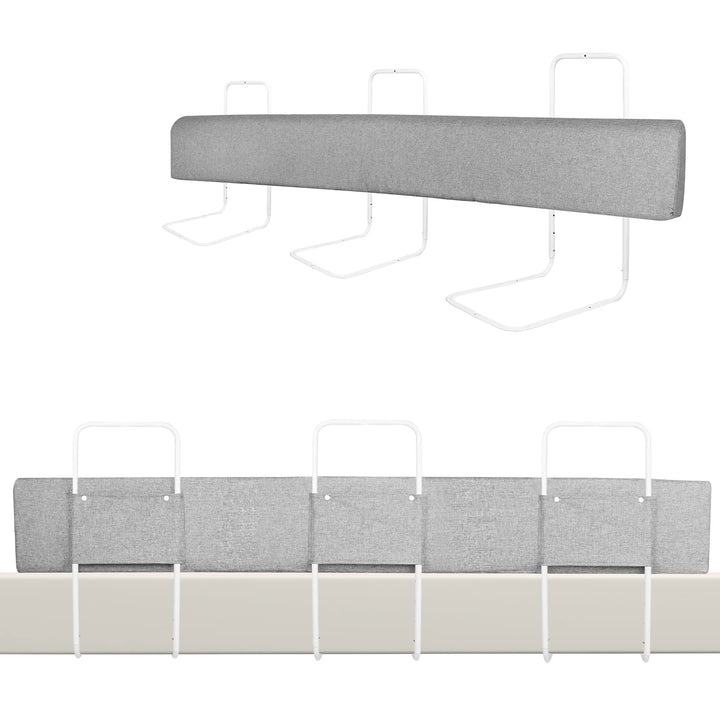 XMTECH Kinder Bettgitter Bettschutzgitter Bettumrandung Bettkantenschutz 40-60 cm Höhenverstellbar K