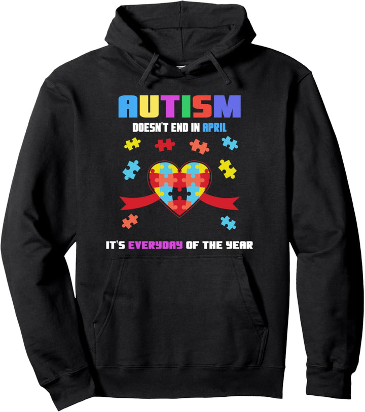 Autism Mom Shirts Women - Autism Awareness Shirts For Mom Pullover Hoodie