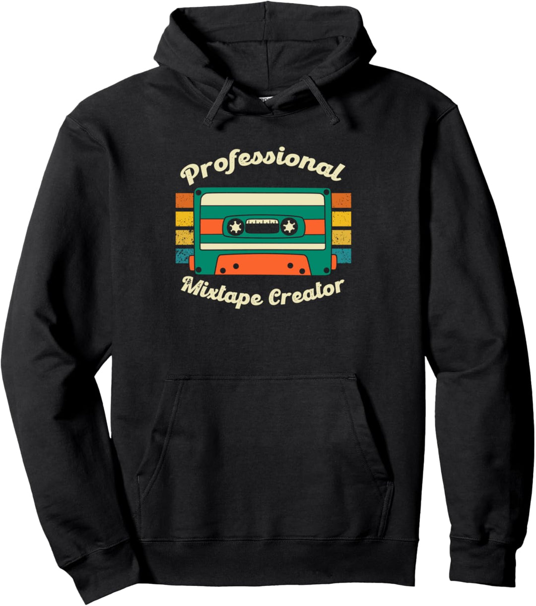 Professioneller Mixtape Creator | Retro Music Lover | Kassette Pullover Hoodie