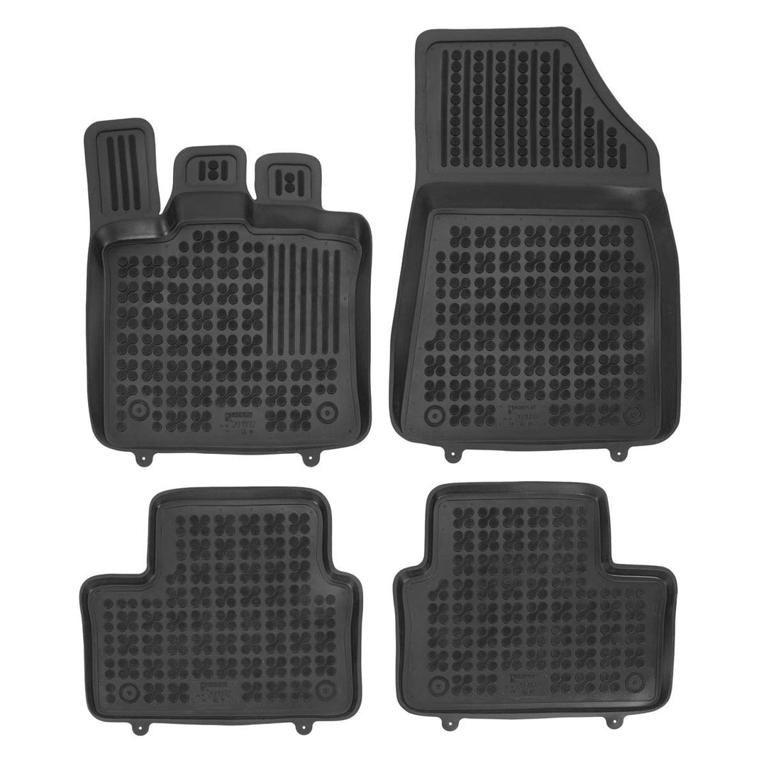 AZUGA Hohe Gummi Fussmatten mit Rand passend für Renault Captur II ab 2020/Renault Symbioz ab 2024/M