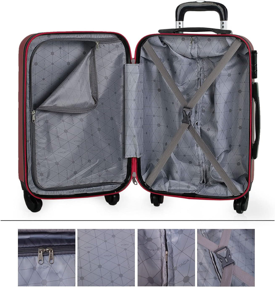ITACA - Gepäck-Sets, Reisekoffer, Reisekoffer Set, Kofferset, Hartschalenkoffer, Trolley-Set, Luggag