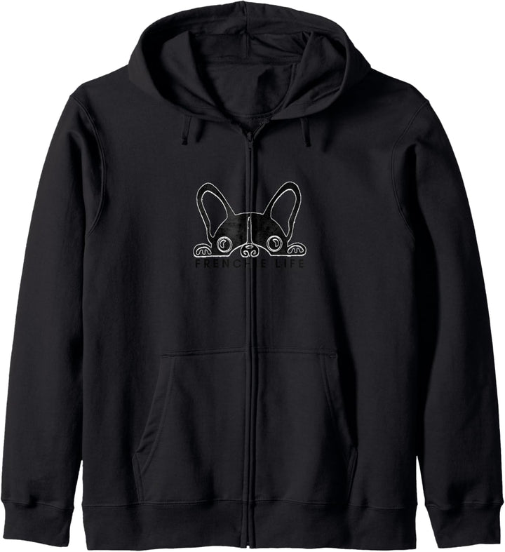 frenchie bulldog Kapuzenjacke
