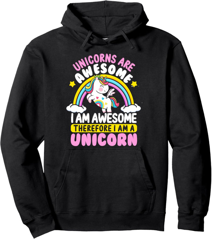 Einhörner sind fantastisch Ich bin fantastisch Deshalb bin ich Einhorn Pullover Hoodie