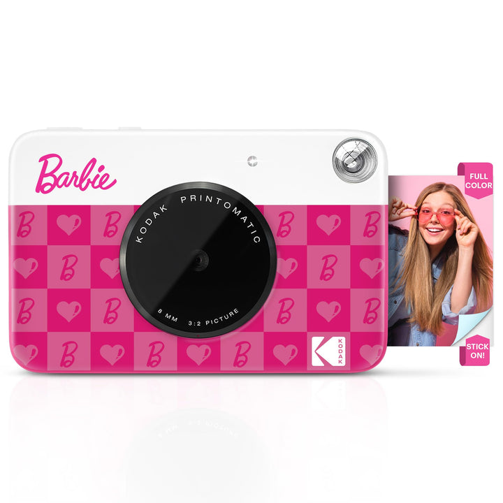 Barbie x Kodak Printomatic Digitale Kamera – 5MP Tragbare Barbie Kamera Drucken Bunte 2x3” Selbstkle