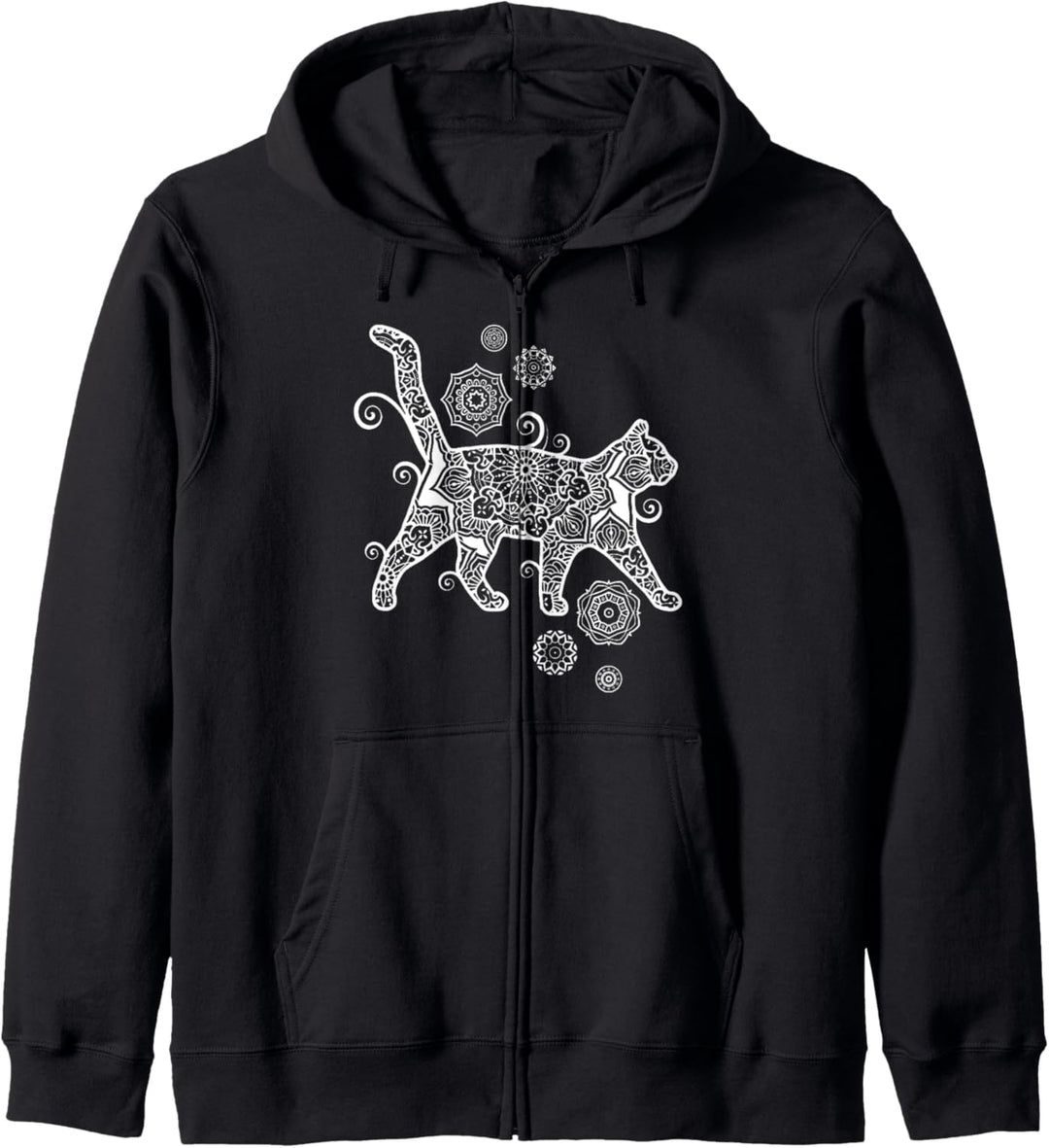 Mandala Katze Kapuzenjacke