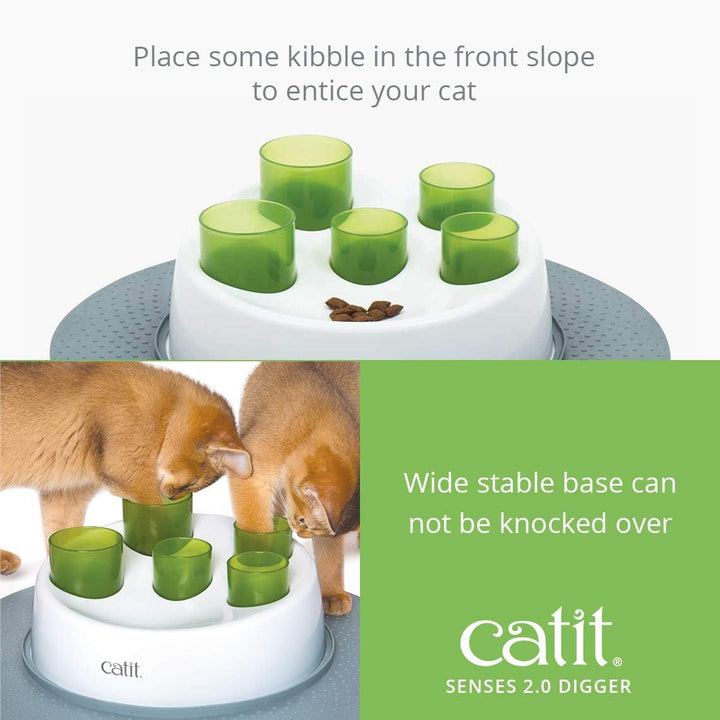 Catit Senses 2.0 Bagger, 1 Stück 1 weiss, grün, 1 weiss, grün
