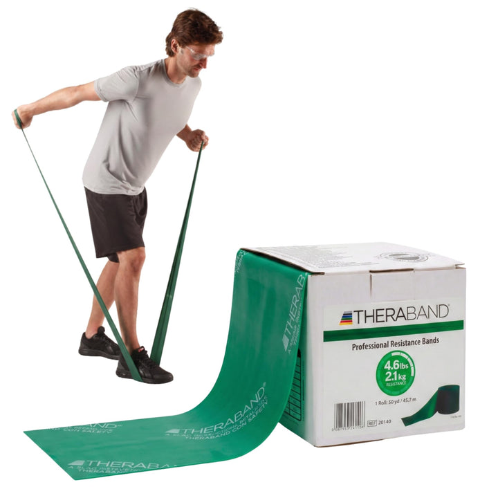 Cando Thera-Band Exercise Band-50 Yard Roll grün 1 Stück (1er Pack), grün 1 Stück (1er Pack)