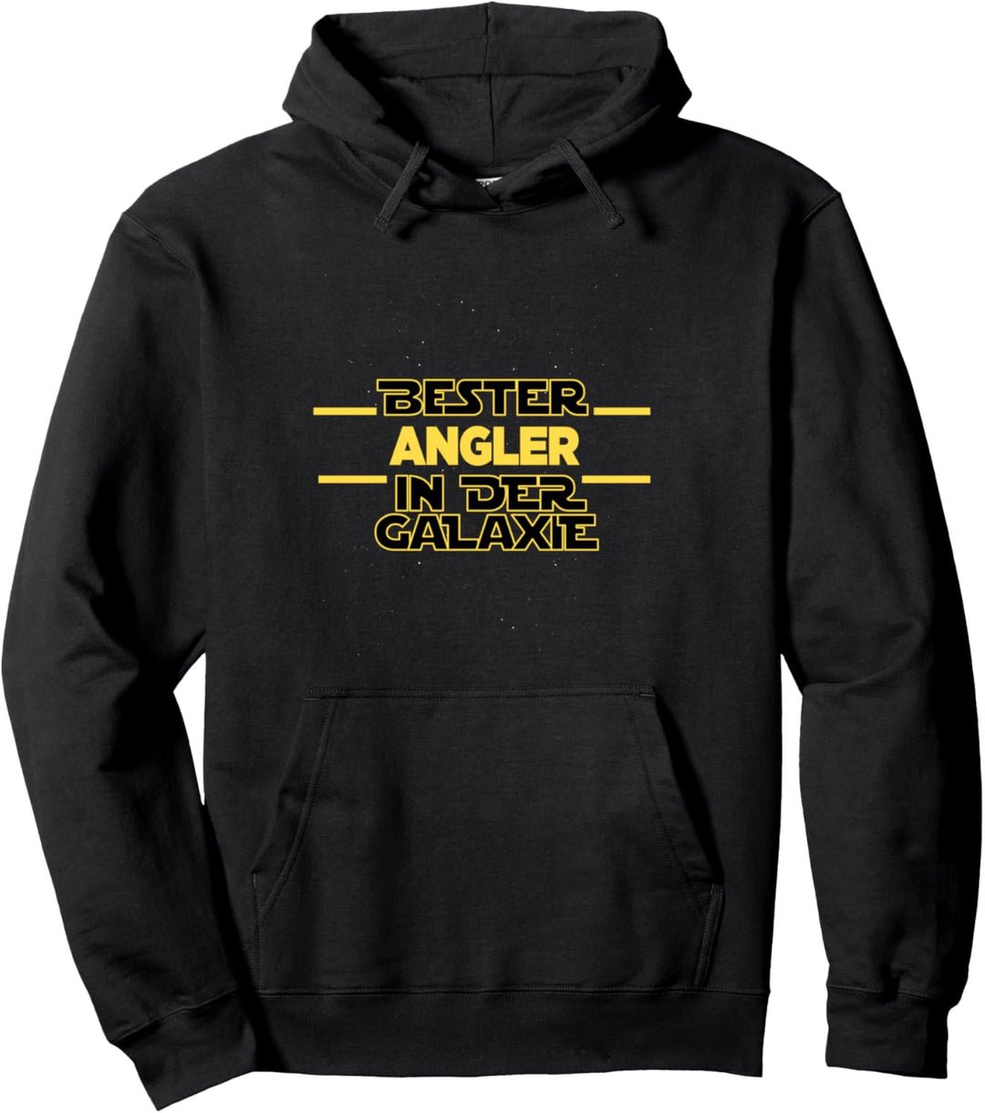 Bester Angler in der Galaxie Angeln fischen Fischer Pullover Hoodie