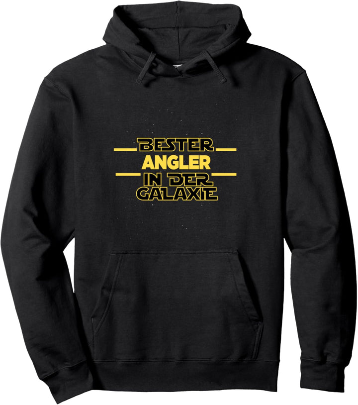 Bester Angler in der Galaxie Angeln fischen Fischer Pullover Hoodie