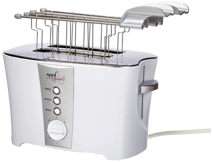 Melchioni 118310008 Toaster mit Toastzange TOSTO, elektrischer Sandwichtoaster, automatischer Auswur