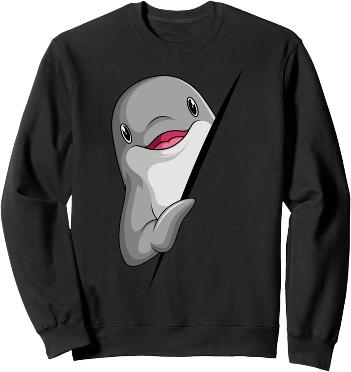 Delfin Damen Mädchen Kinder Jungen Delfine Sweatshirt