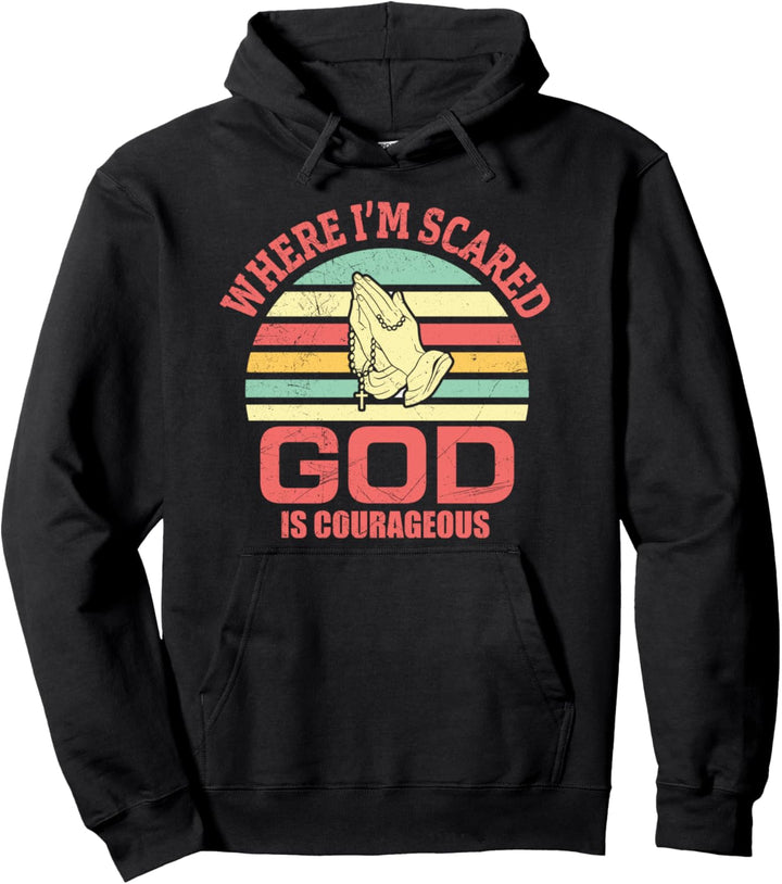 Jesus Christus Angst Strength Bibelbotschaft Vers Religion Pullover Hoodie