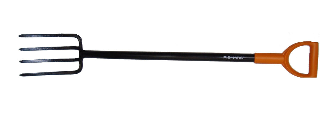 Fiskars 133410/1231255 Spatengabel, 4 Zinken, D-Griff, Länge: 118 cm