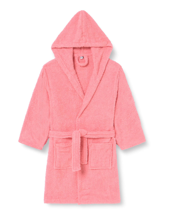 Playshoes Unisex Kinder Frottee-Bademantel Morgenmantel 170-176 koralle, 170-176 koralle