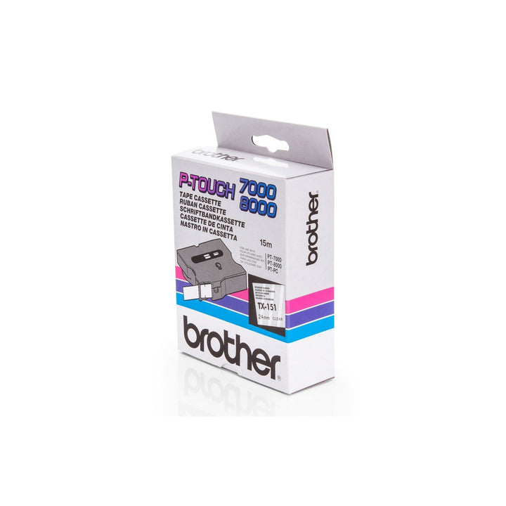 Brother TX151 Thermodirektdrucktechnologie Schwarz