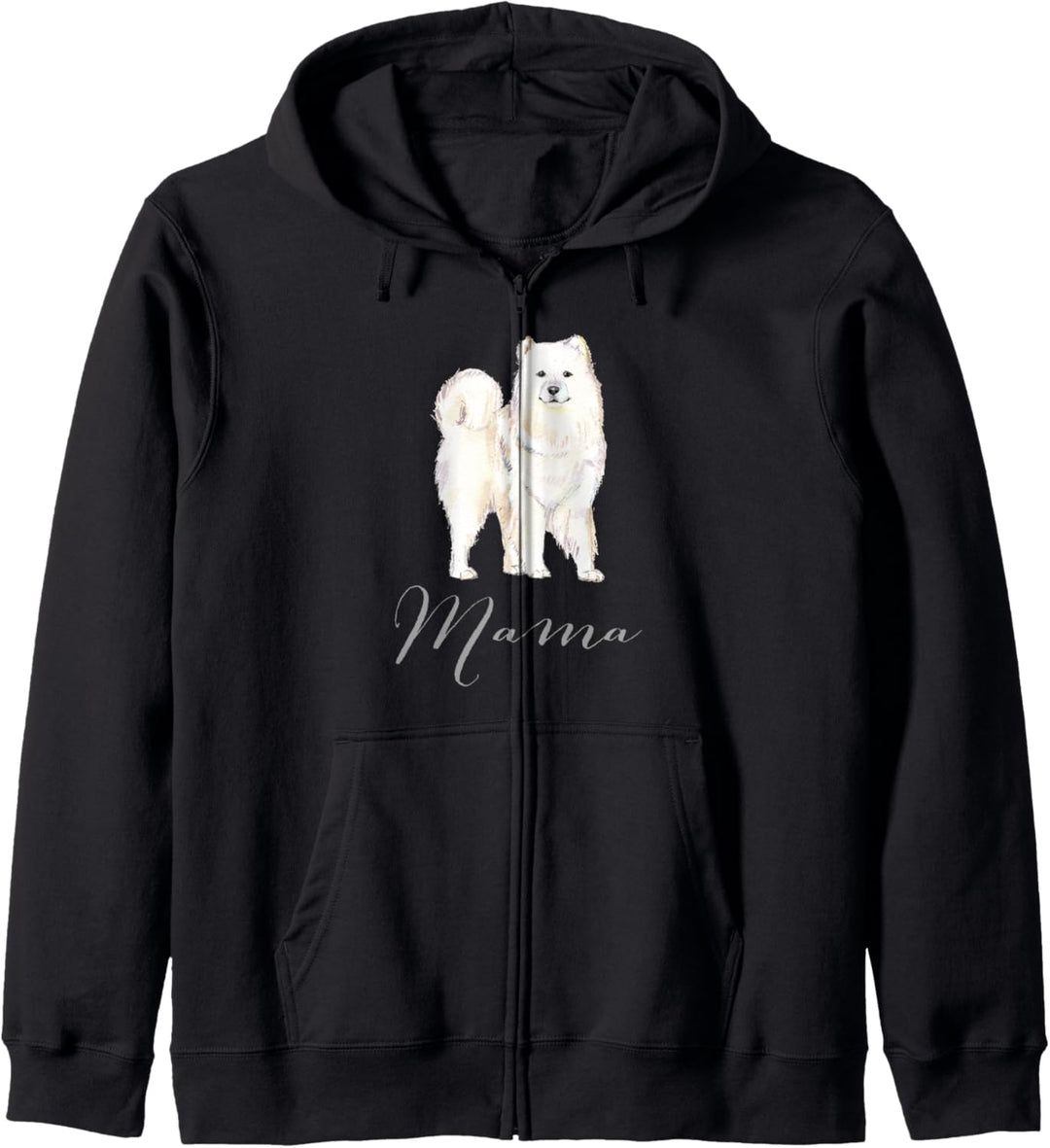 Samoyed Dog Mama T-Shirt, Samoyed Dog Mom Mommy Present Kapuzenjacke