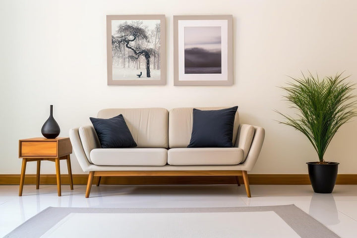 Stallmann Design Bilderrahmen 33x95 cm grau Holz mit Acrylglas Rahmen-Breite 40mm Posterrahmen Wechs