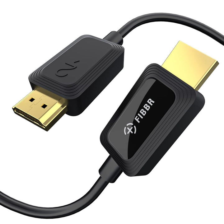 FIBBR 8K HDMI Glasfaserkabel 1M, 48Gbps 8K HDMI 2.1 Kabel/AOC Unterstützung 8K@60Hz, 4K@120Hz/144Hz