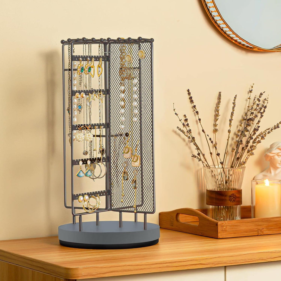ProCase Schmuckständer Drehbarer Schmuckhalter Schmuckbaum Schmuckstander Jewelry Stand für Ohrring